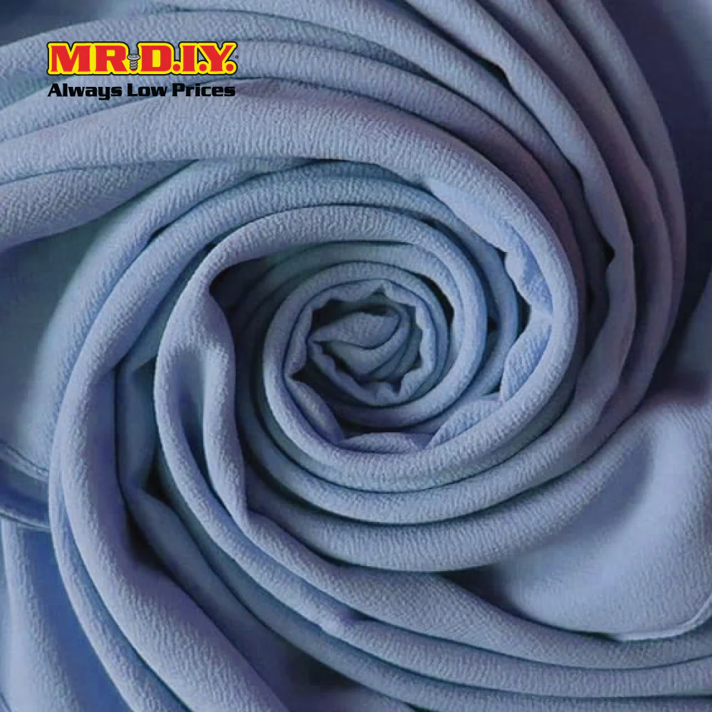 (MR. DIY) Basic Chiffon Scarf (45inch) - Light Blue - Color Series - Image 3