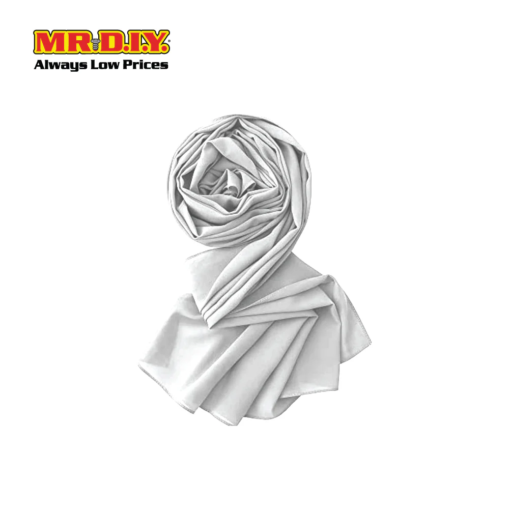 (MR. DIY) Basic Chiffon Scarf (45inch)' - Off White - Color Series - Image 2