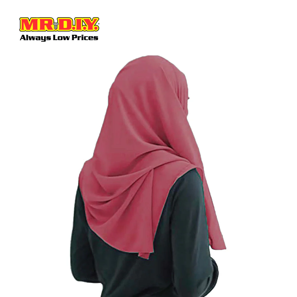 (MR. DIY) Basic Chiffon Scarf (45inch) - Red - Color Series - Image 2