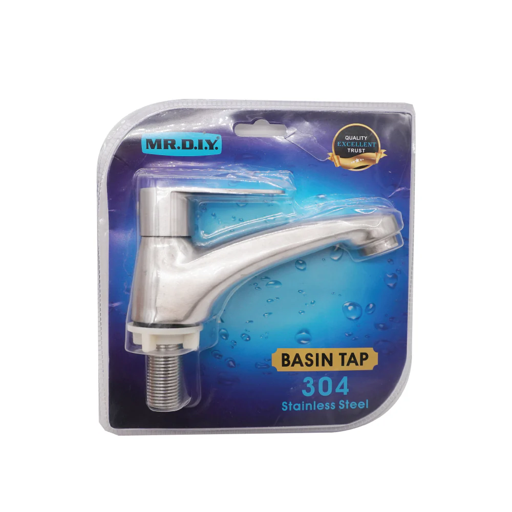 (MR.DIY) Basin Tap Stainless Steel - Image 3