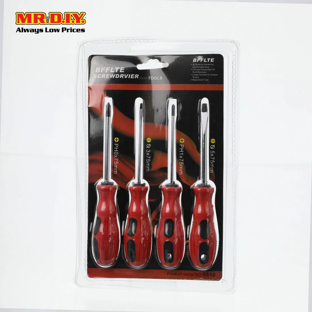 (MR.DIY) BFFLTE Screwdriver Set (4 pcs) - Image 2