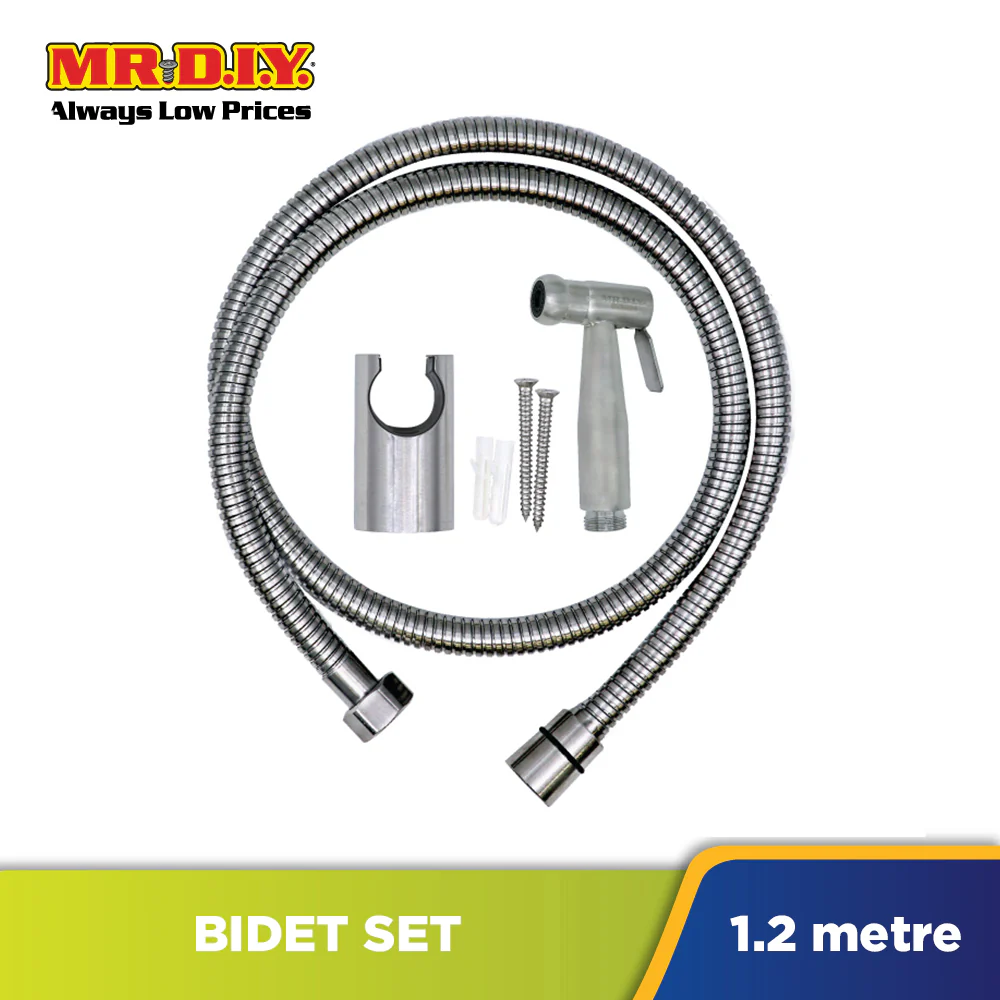 (MR.DIY) Bidet Set Brass Nuts SH-002 (1.2m) - Image 8