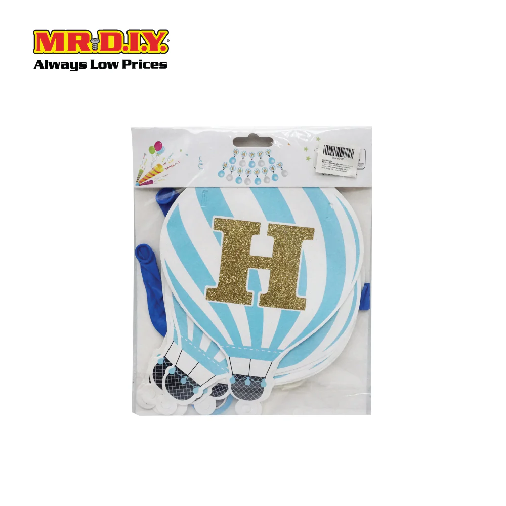 (MR.DIY) Birthday Party Flag With Balloon - Image 8