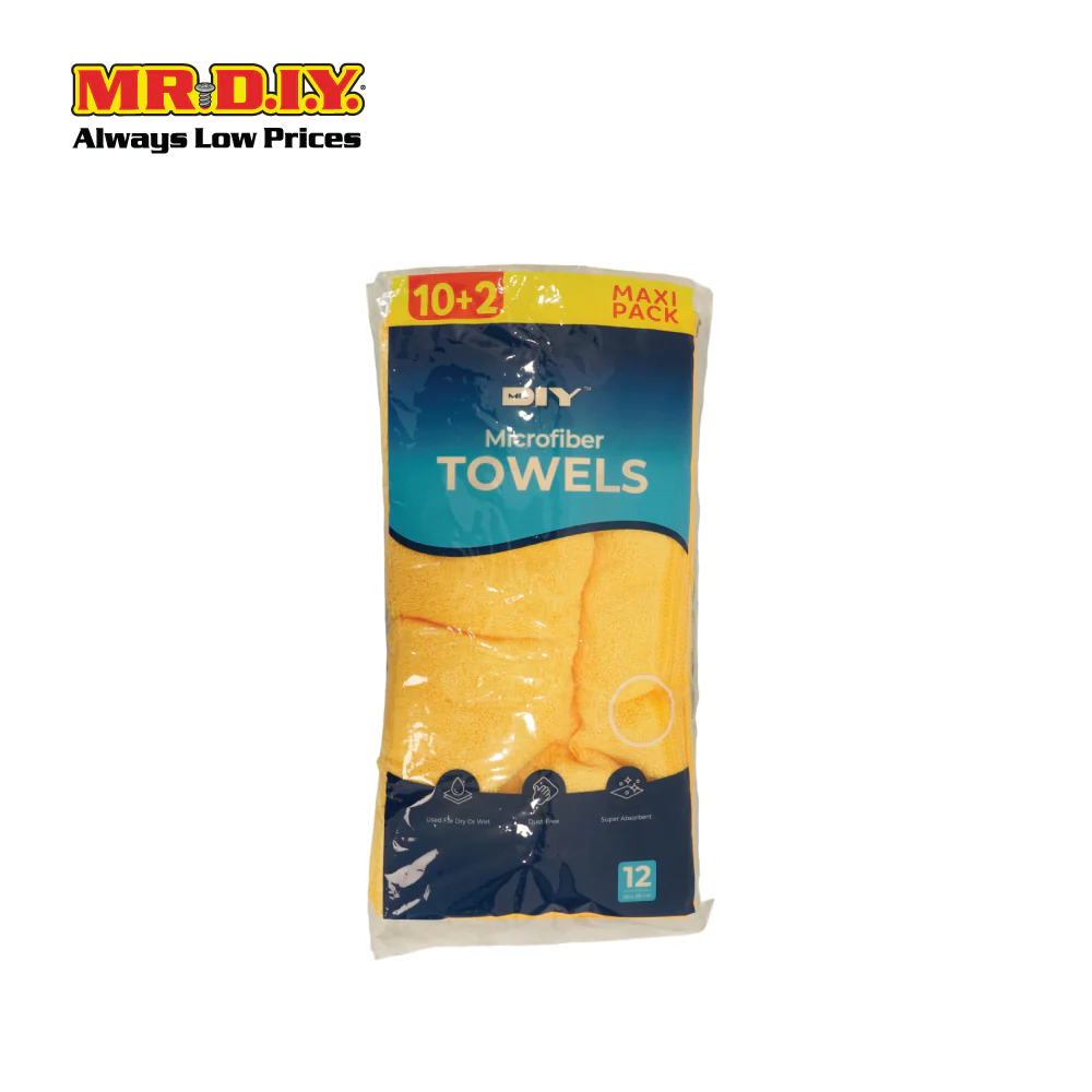 (MR.DIY) Microfiber Cleaning Cloths (12pcs) - Image 3