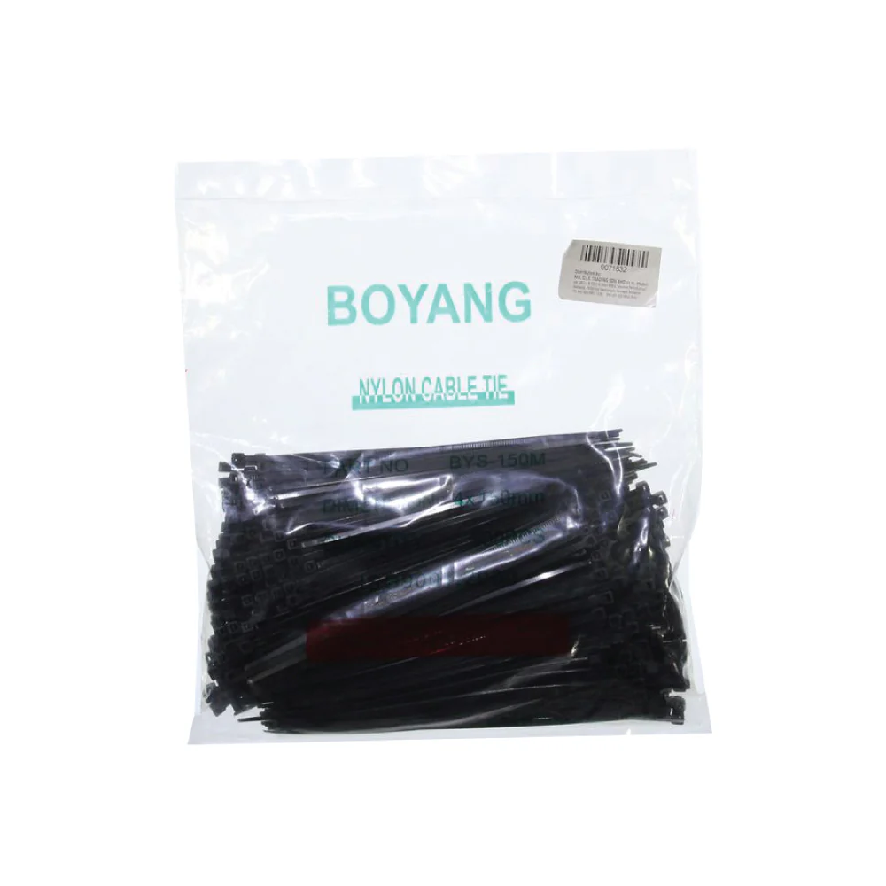 (MR.DIY) Black Cable Ties (4mm x 15cm) 500pcs - Image 2