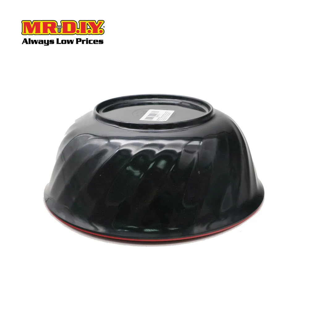(MR.DIY) Black Red Bowl (7 inch) - Image 3