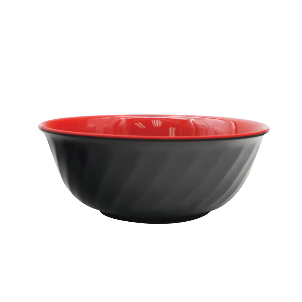 (MR.DIY) Black Red Bowl (7 inch) - Image 4