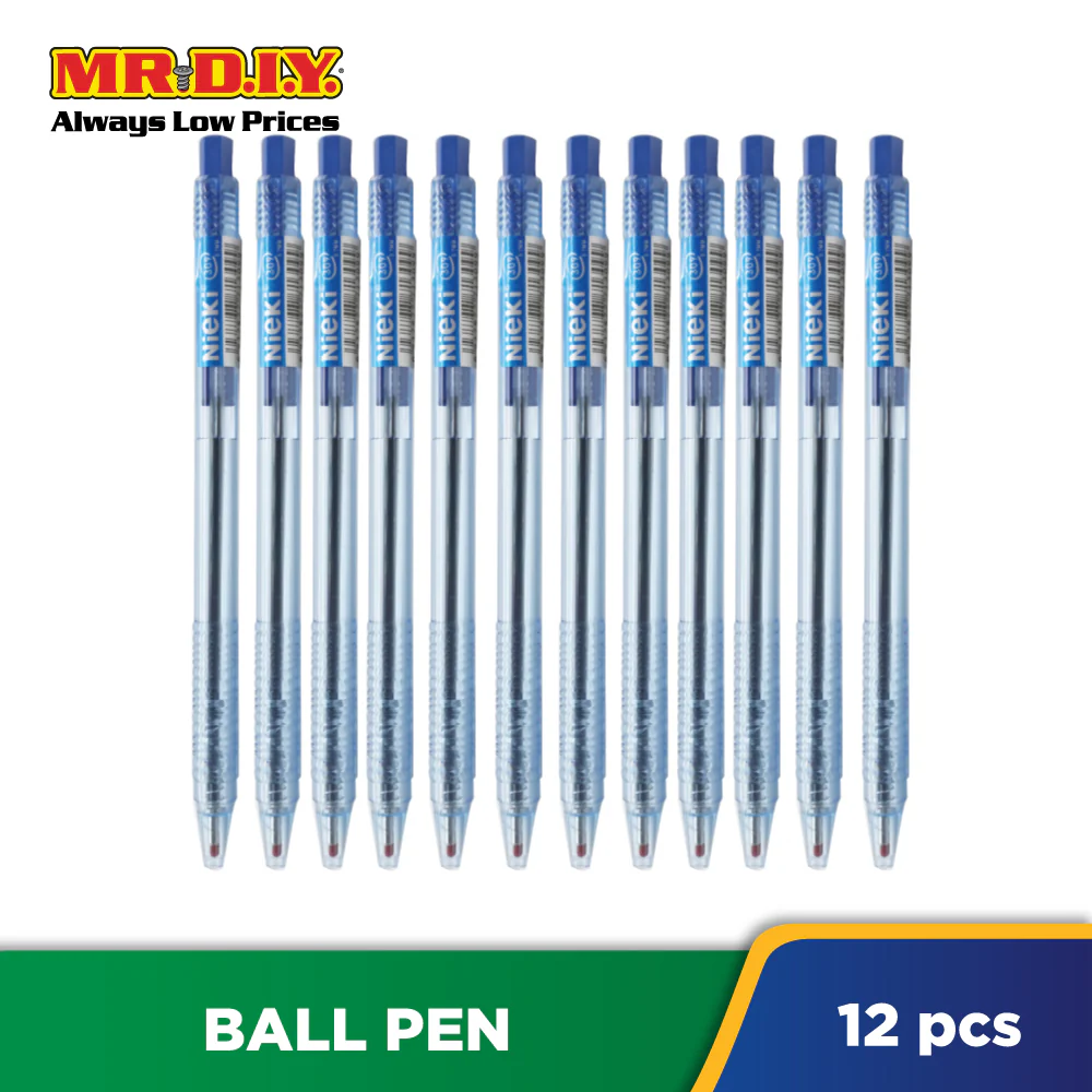 (MR.DIY) Blue Ball Pen 0.7mm (12 pieces) - Image 2