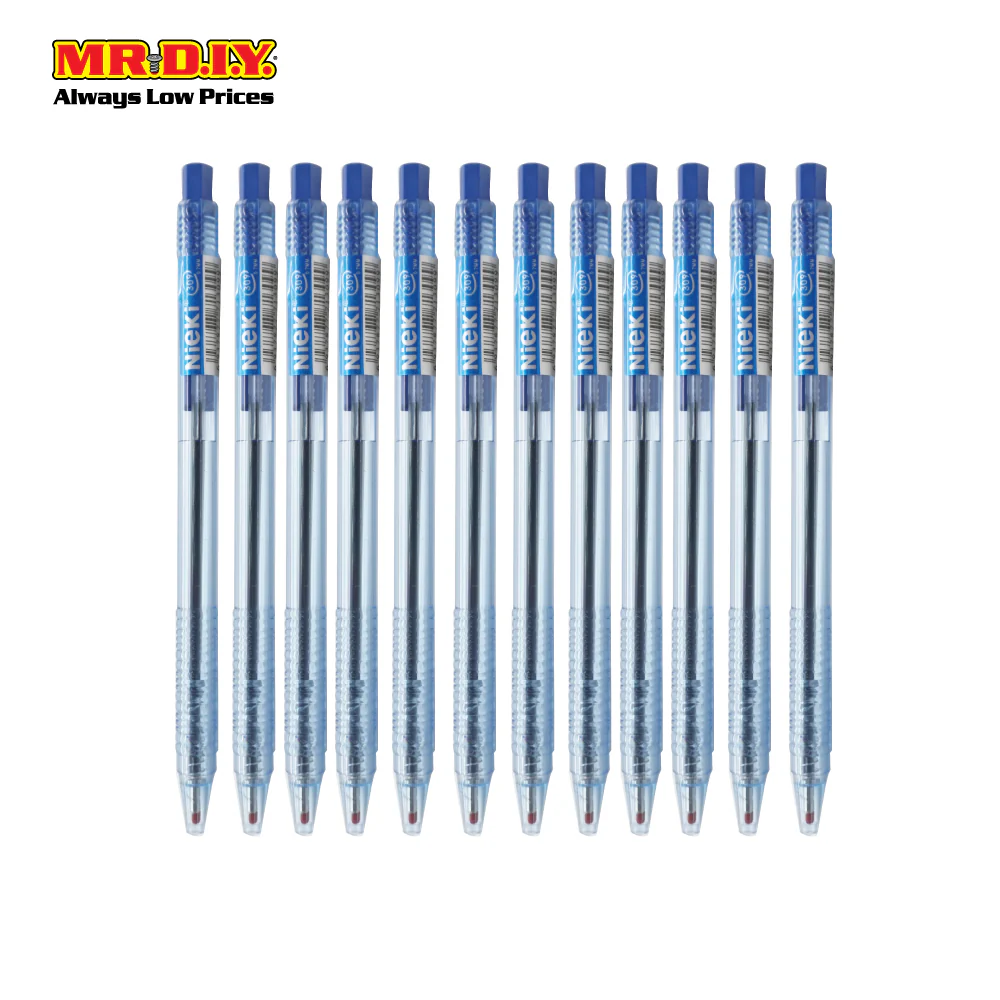 (MR.DIY) Blue Ball Pen 0.7mm (12 pieces) - Image 3
