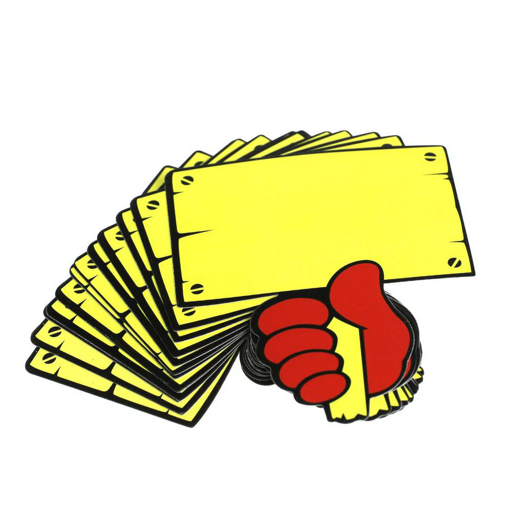 (MR.DIY) Board Pop Price Tags Medium F-011 (12pcs) - Image 3