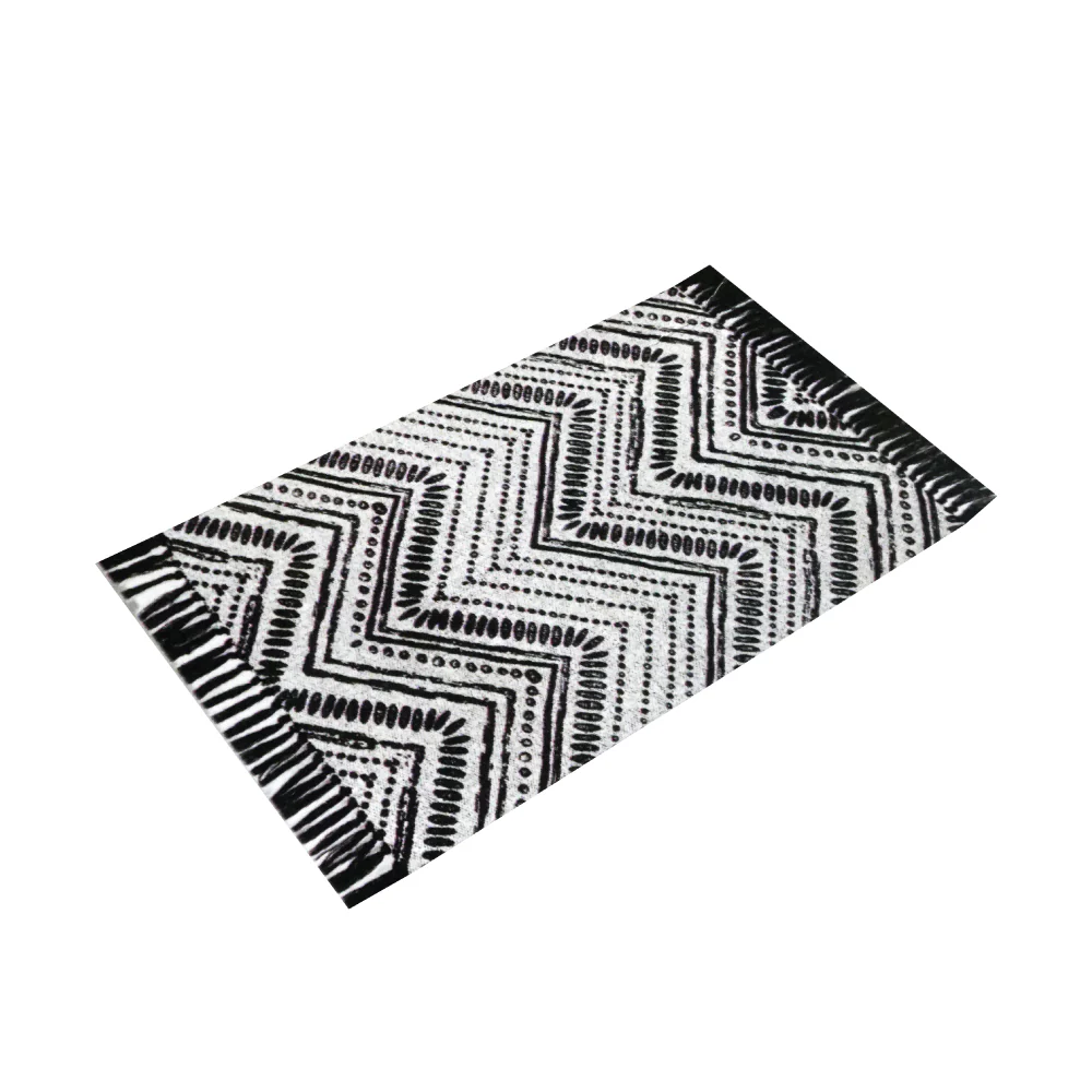 (MR.DIY) Boho Nordic  Style Printed Cotton Home Floor Mat (45 x 65cm) - Image 3