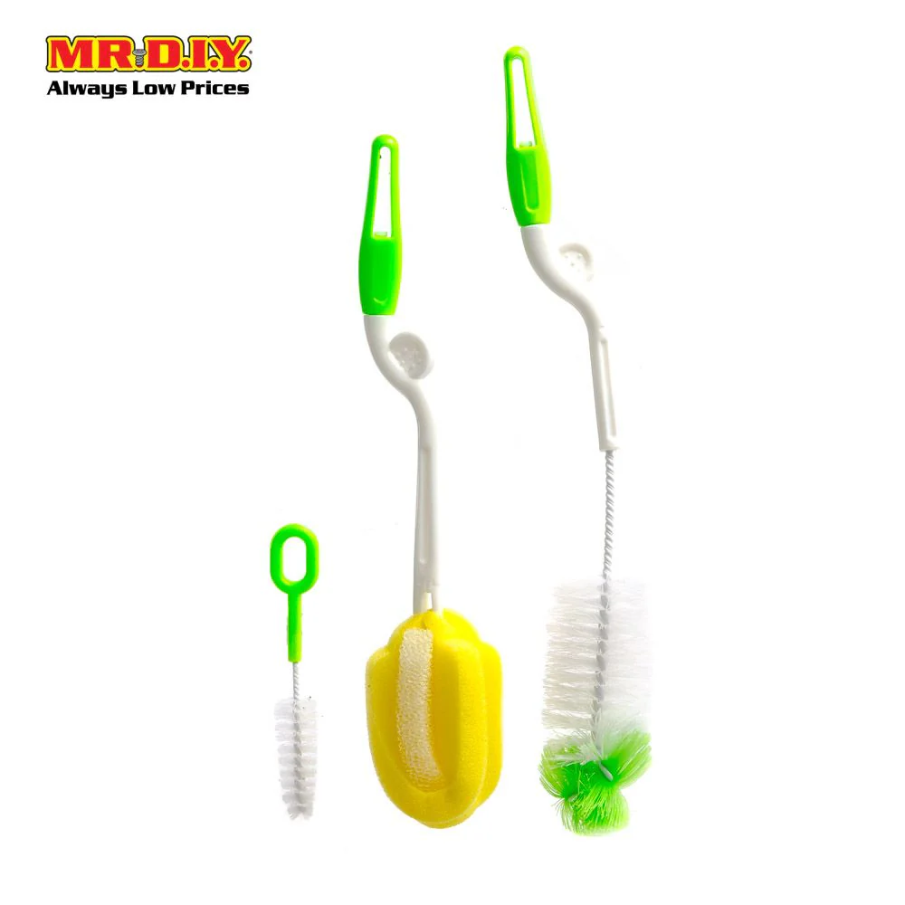 (MR.DIY) Baby Bottle Brush Cleaning Tools Set 3 in 1 - Image 8