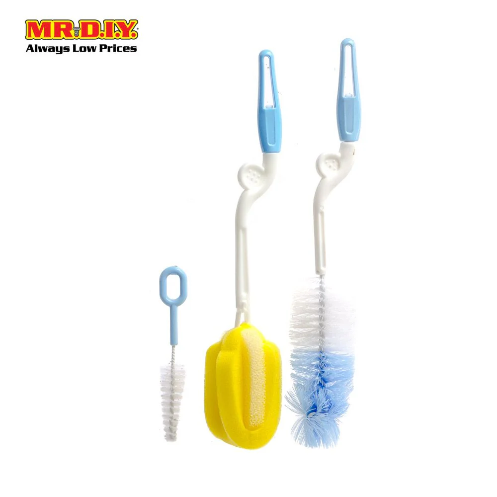 (MR.DIY) Baby Bottle Brush Cleaning Tools Set 3 in 1 - Image 9