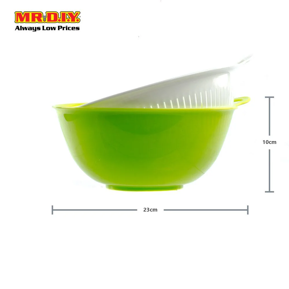 (MR.DIY) Bowl and Colander Set (23cm X 10cm) - Image 3