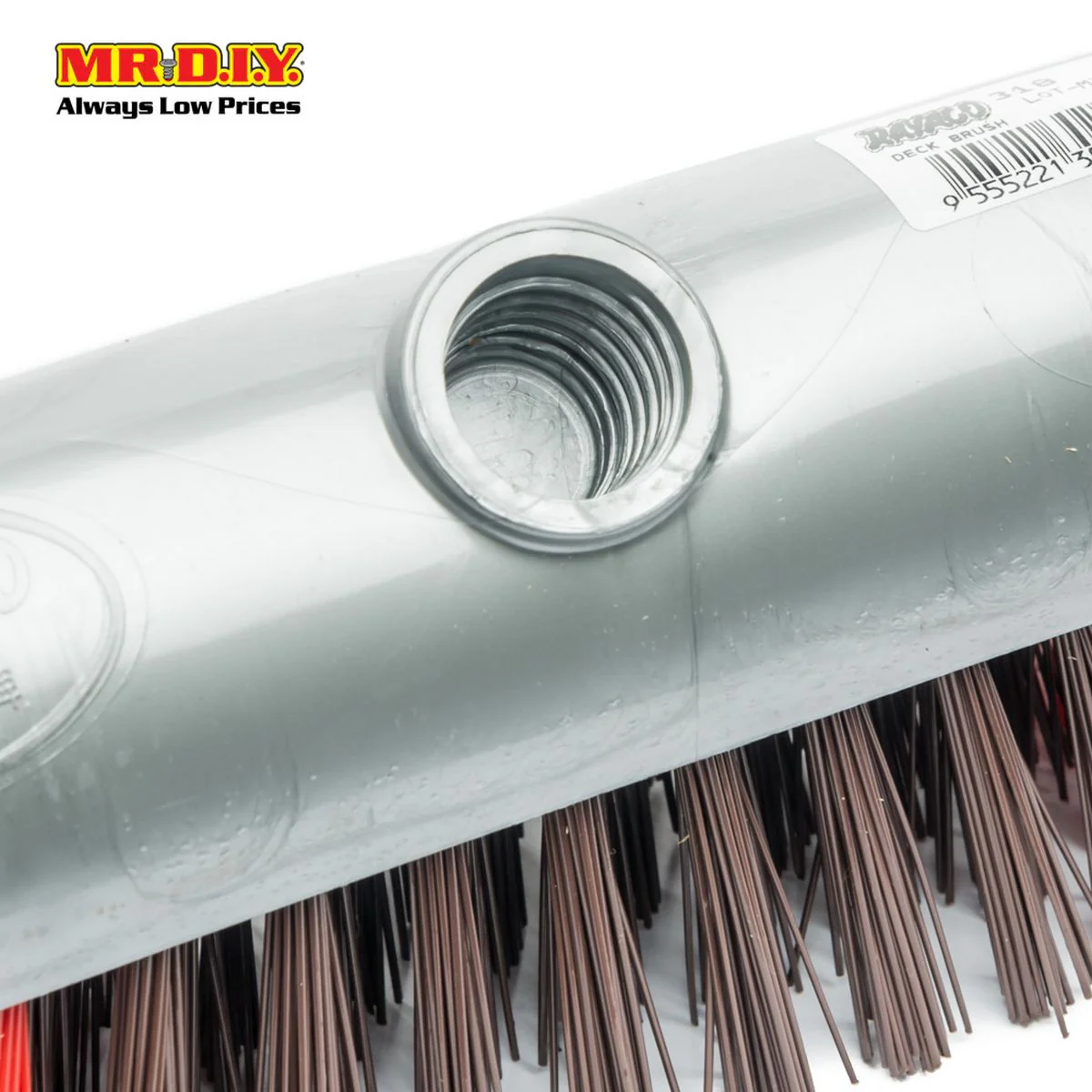 RAYACO Nylon Hard Brush Floor Broom - Image 3