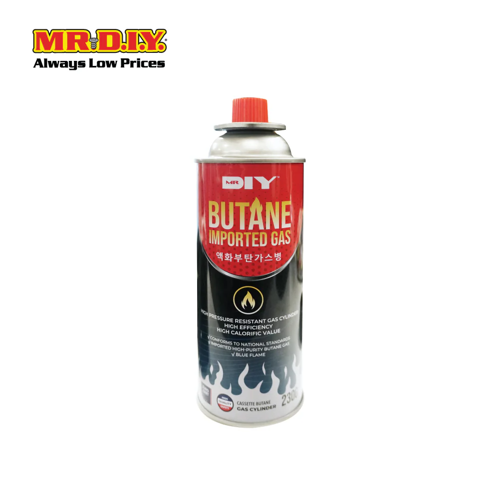 (MR.DIY) Butane Imported Gas Cartridge (230g) - Image 3