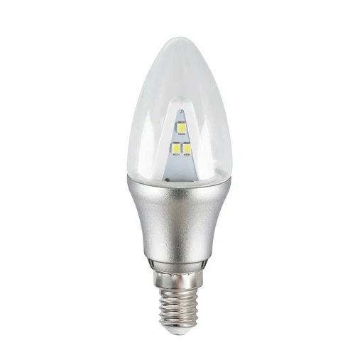 (MR.DIY) Candle Shape LED Bulb Daylight 3W C35 - Image 4