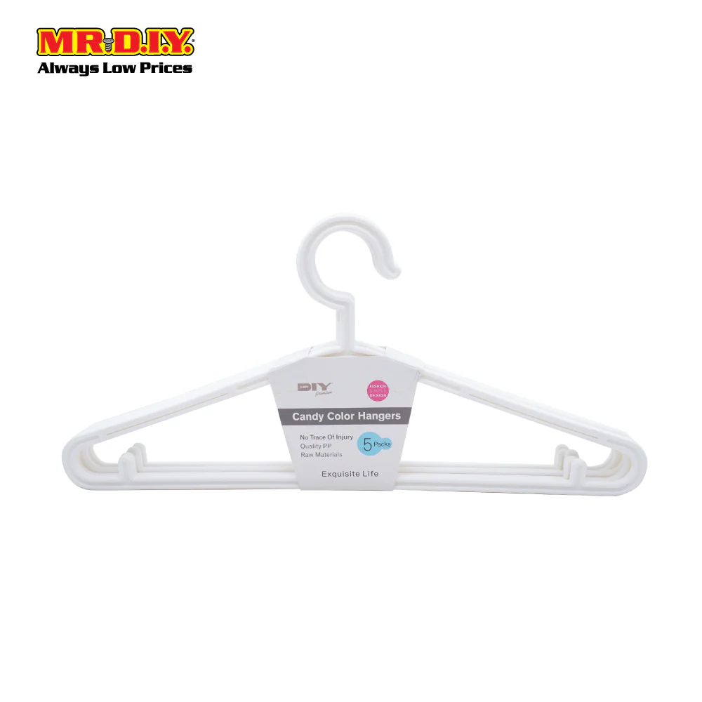 (MR.DIY) Candy Color Hangers (5 pcs) - Image 2