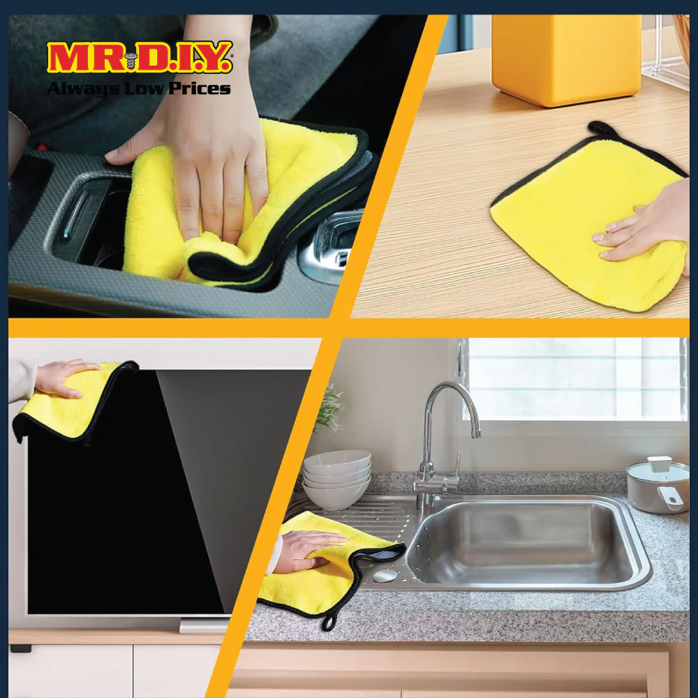 (MR.DIY) Car Microfiber Cloth C2833 (30x40cm) - Image 2