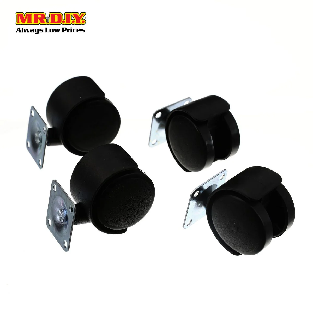 (MR.DIY)  Caster Trolley Wheel Set 40mm (4 pcs) - Image 4