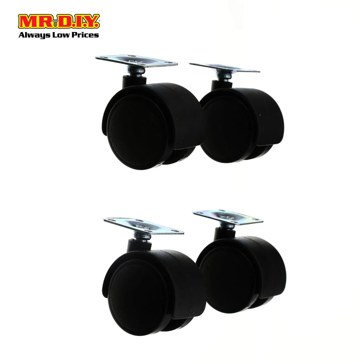 (MR.DIY)  Caster Trolley Wheel Set 40mm (4 pcs) - Image 5