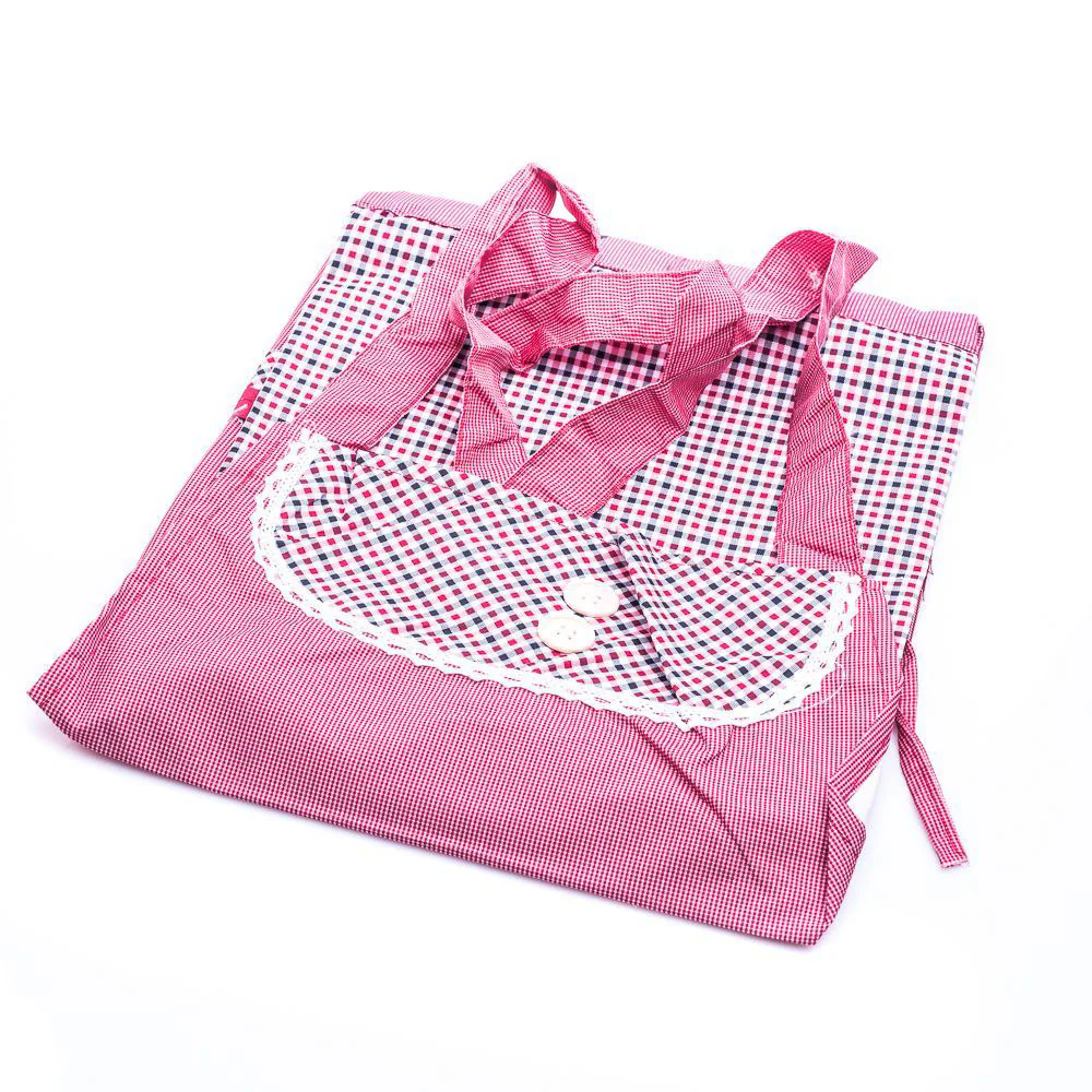 (MR.DIY) Check Design Double Pocket Apron - Image 4