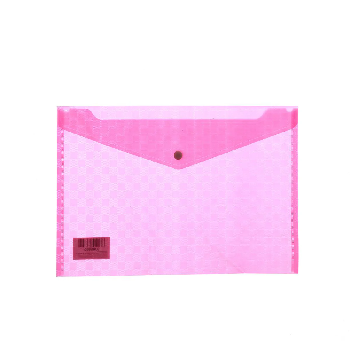 (MR.DIY) Checkered Snap Button Document Folder  (1pc) - Image 4