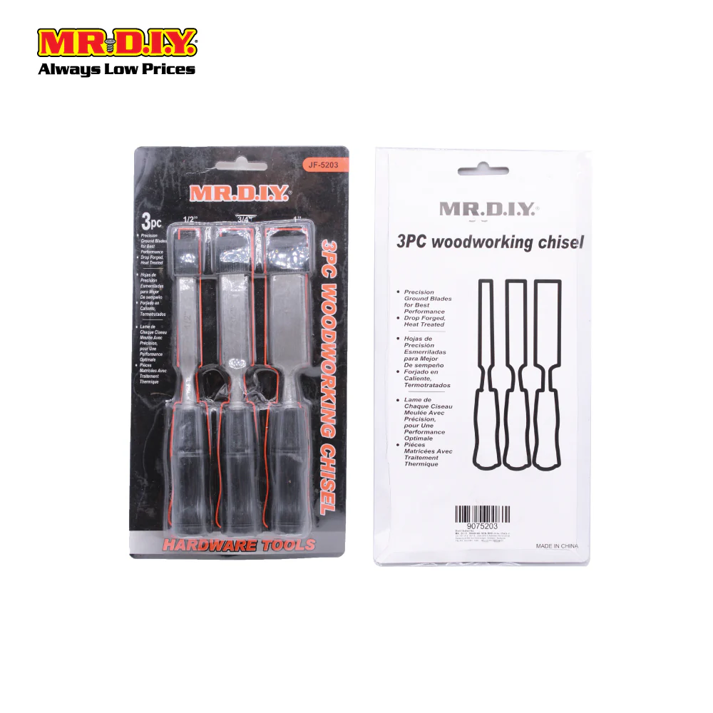 (MR.DIY) CHISEL SET MGZ-3PC - Image 3