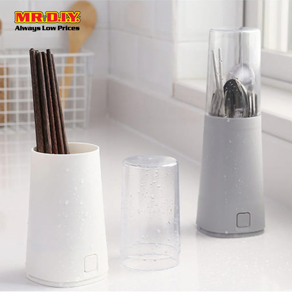(MR.DY) Chopstick Holder Cage with cover Bekas Chopstick - Image 2