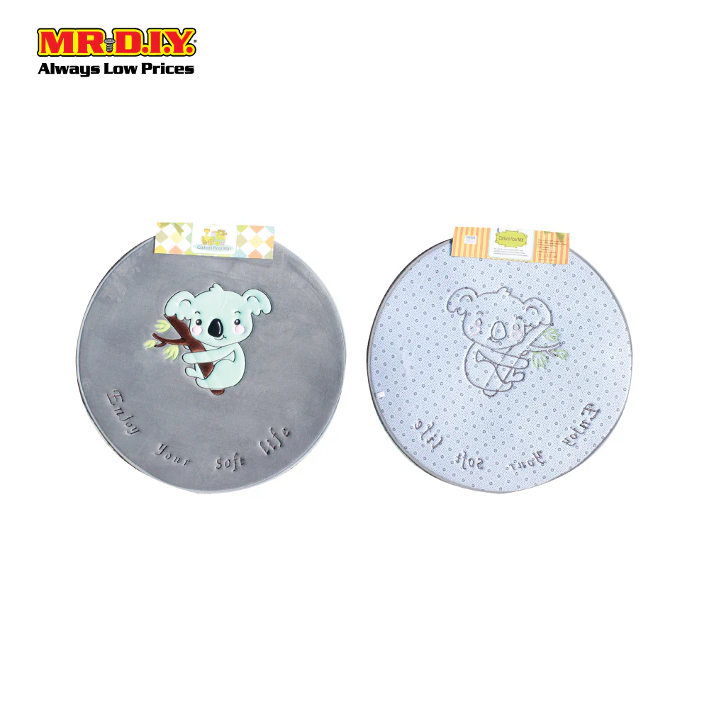 (MR.DIY) Circular Cartoon Floor Mat - Image 2