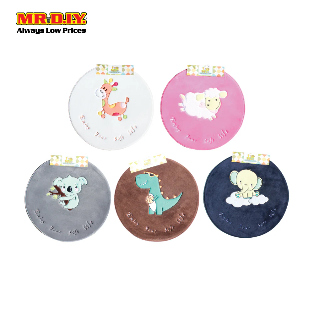 (MR.DIY) Circular Cartoon Floor Mat - Image 3