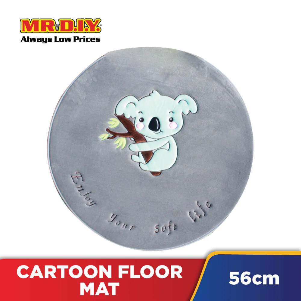 (MR.DIY) Circular Cartoon Floor Mat - Image 4