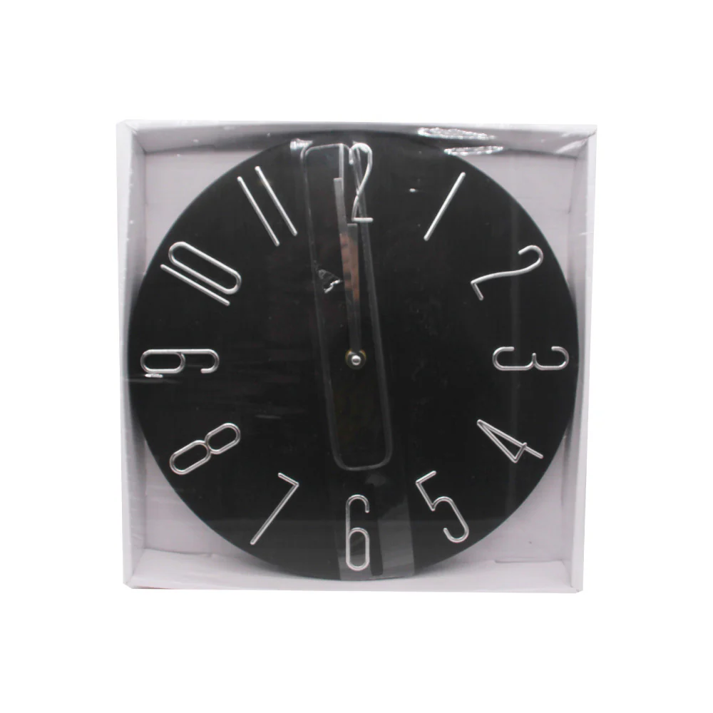 (MR.DIY) Circular Minimalistic Wall Clock WSH-0440-12 - Image 4