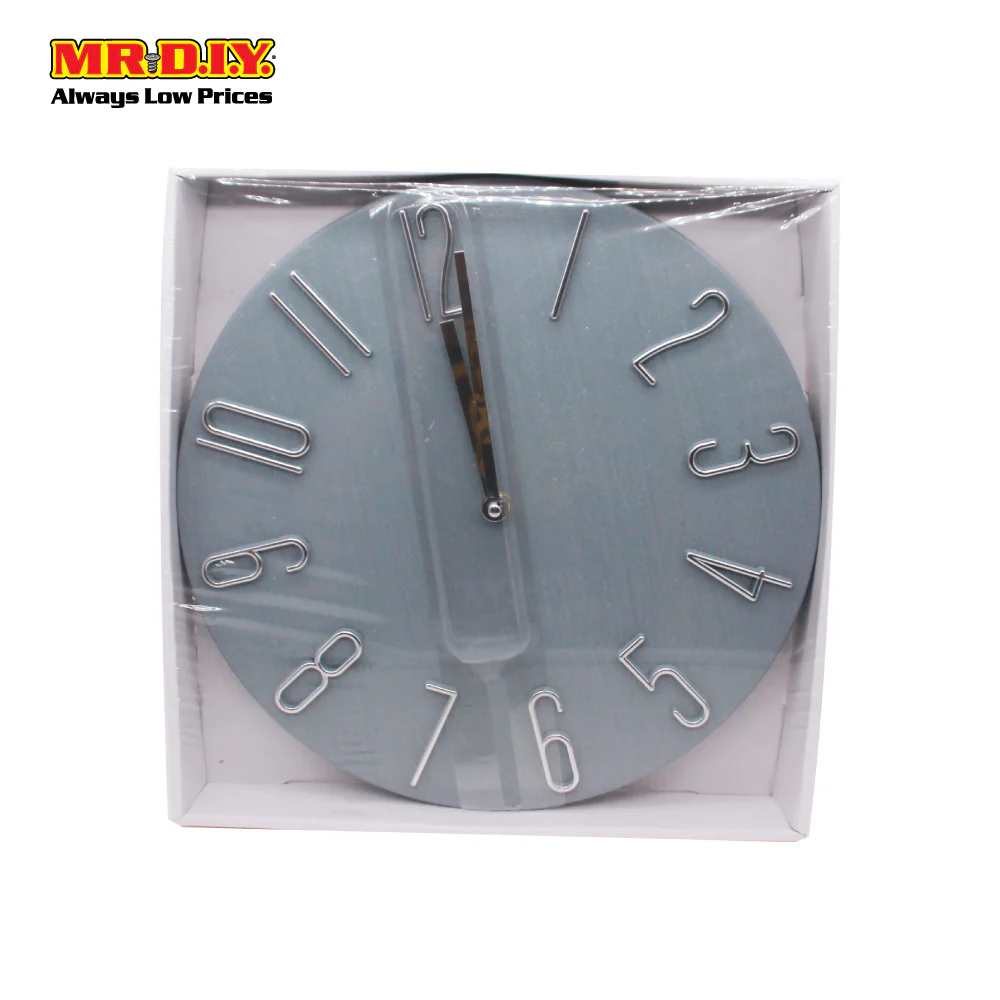 (MR.DIY) Circular Minimalistic Wall Clock WSH-0440-12 - Image 6