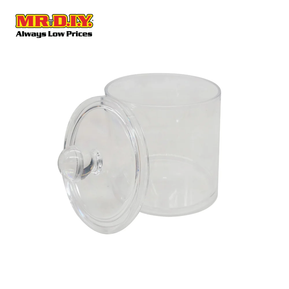(MR.DIY) Clear Round Cosmetic Case (13 x 9cm) - Image 3