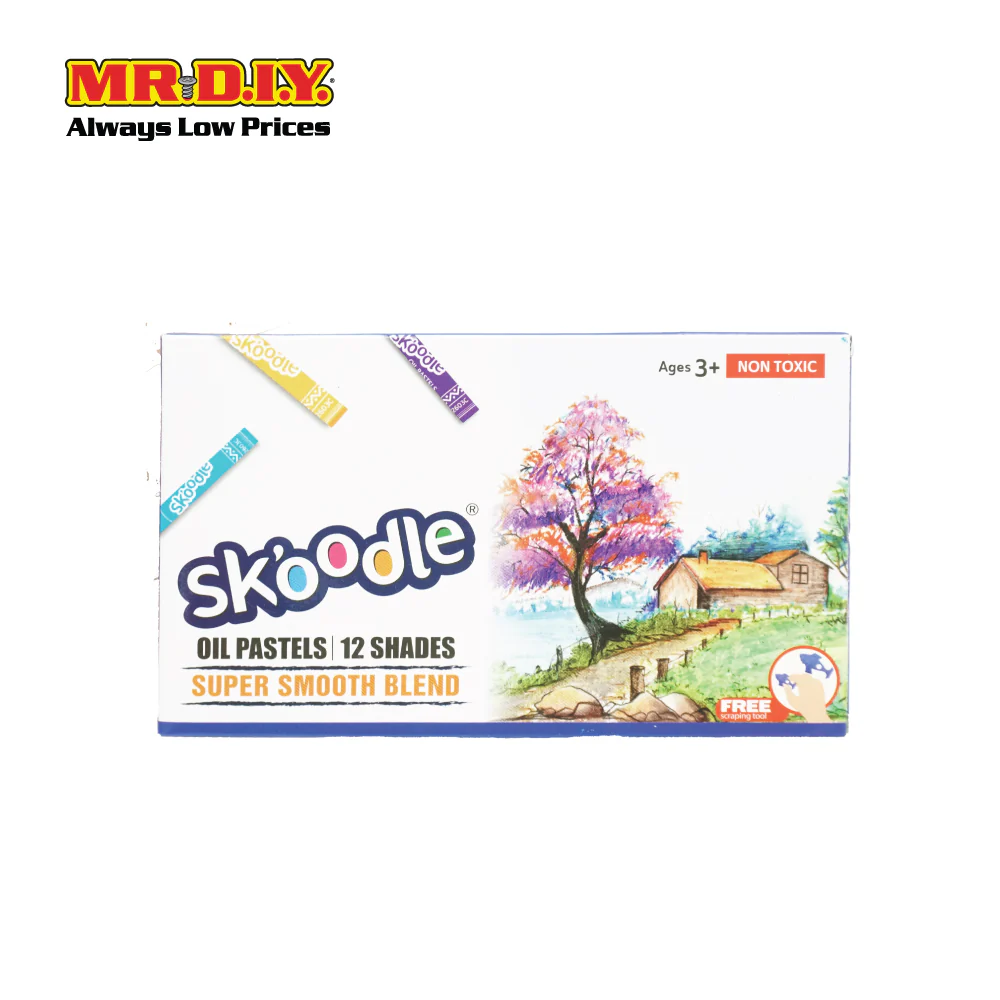 (MR.DIY) Coloring Oil Pastel (12colours) - Image 2
