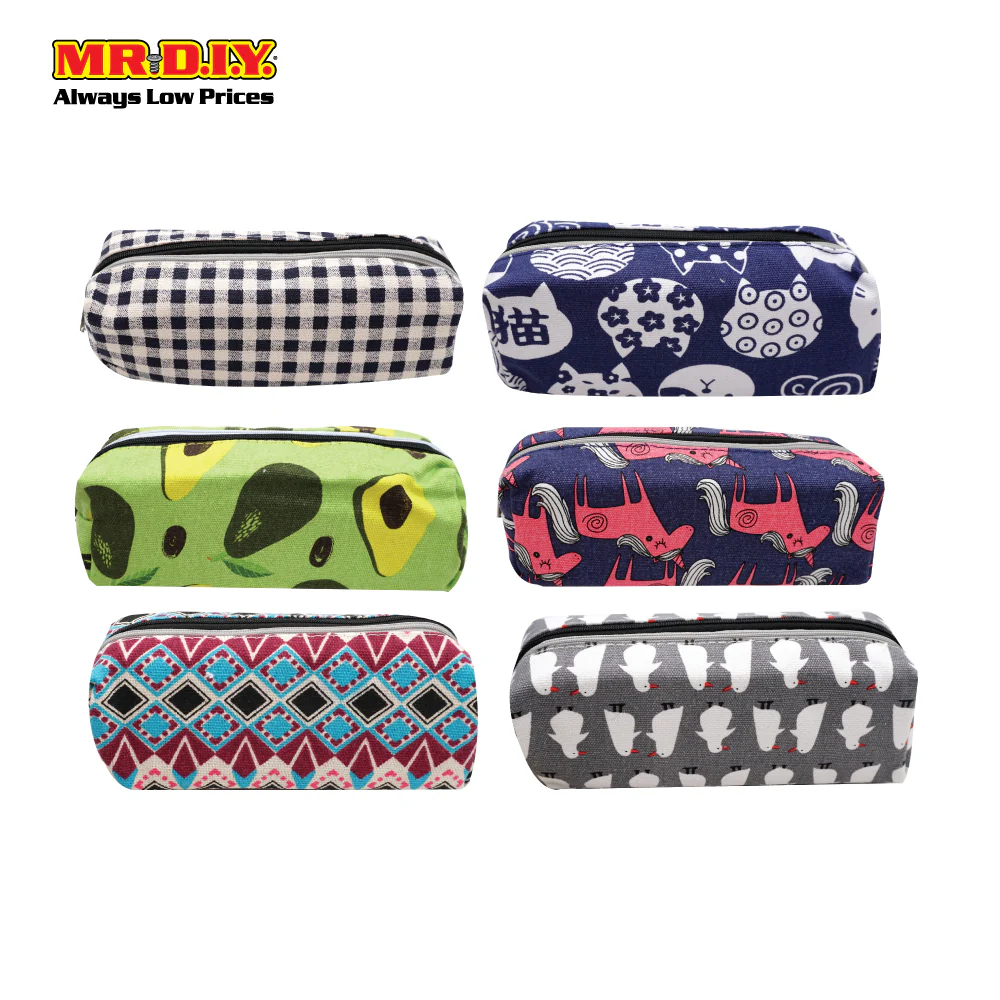 (MR.DIY) Coloured Patterned Pencil Bag - Image 4