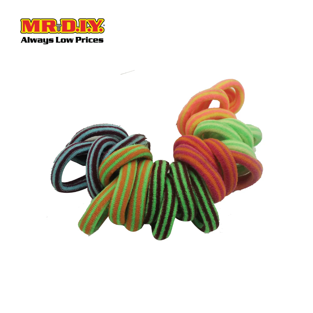(MR.DIY) Colourful Elastic Hair Ties (24pcs) - Image 3
