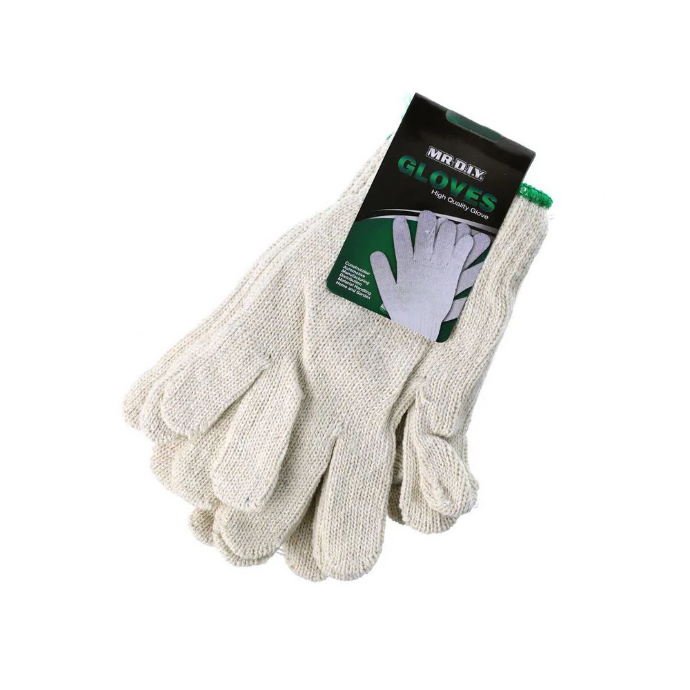(MR.DIY) Cotton Gloves 800G (2 Pairs) - Image 3