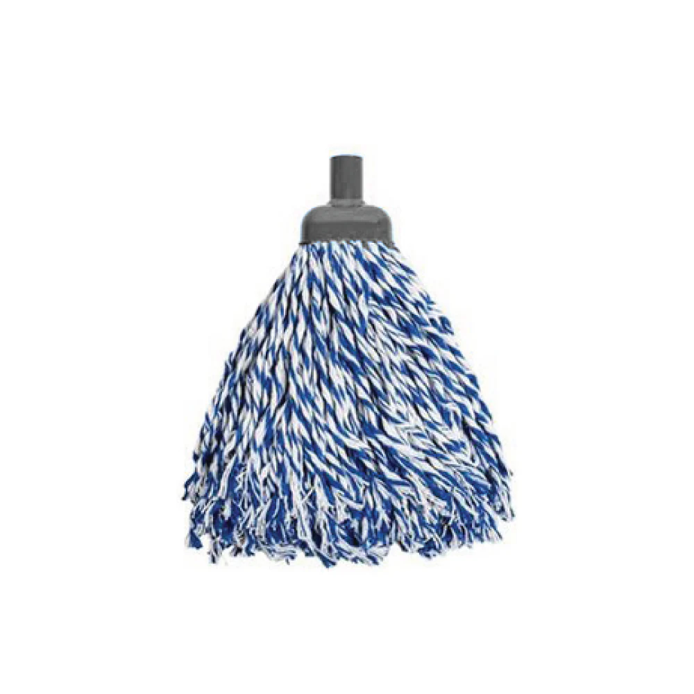 (MR.DIY) Cotton Replacement Floor Round Mop Head (Blue) - Image 4