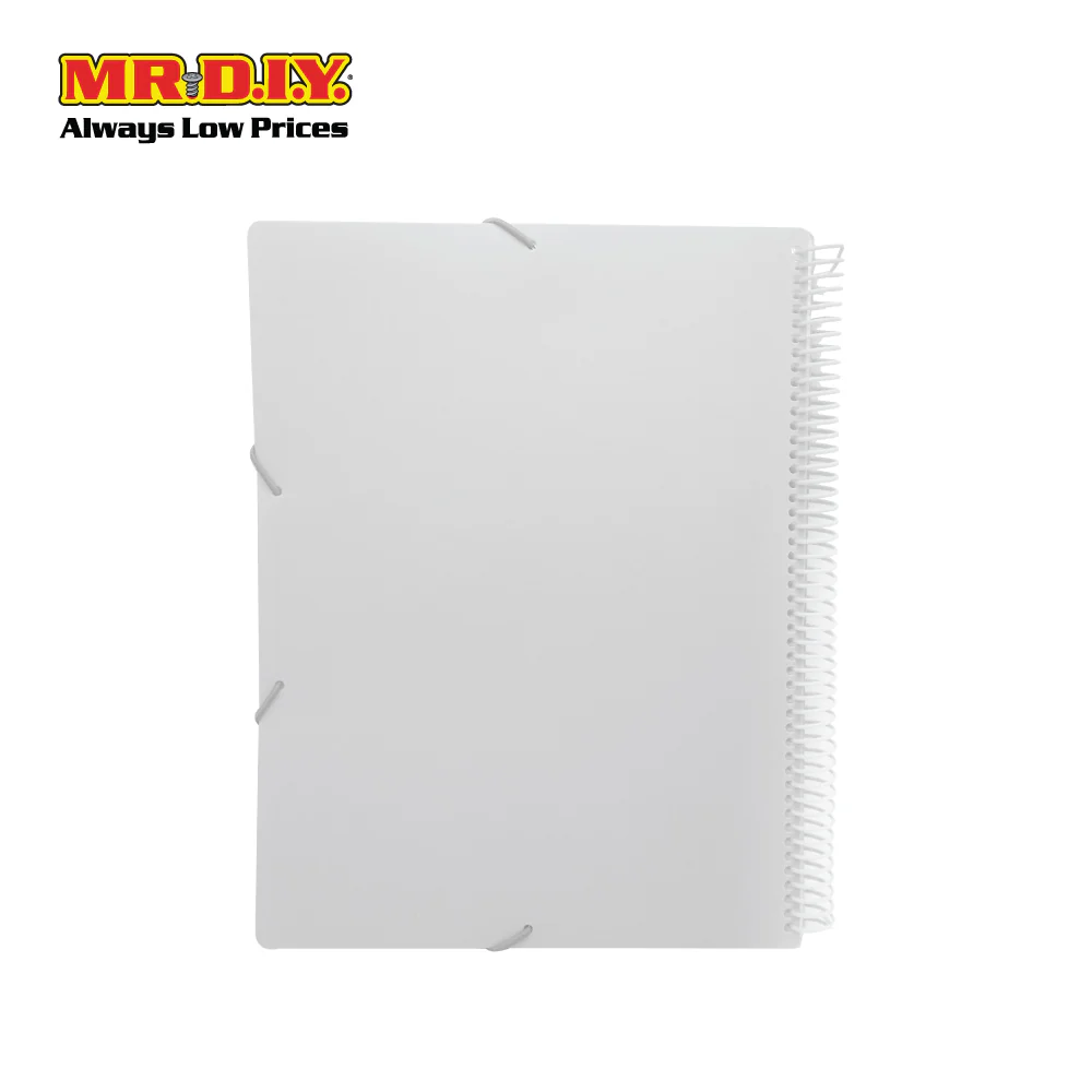 (MR.DIY) Cover 20 Pocket Spiral Binder Clear Book Display File - Image 5