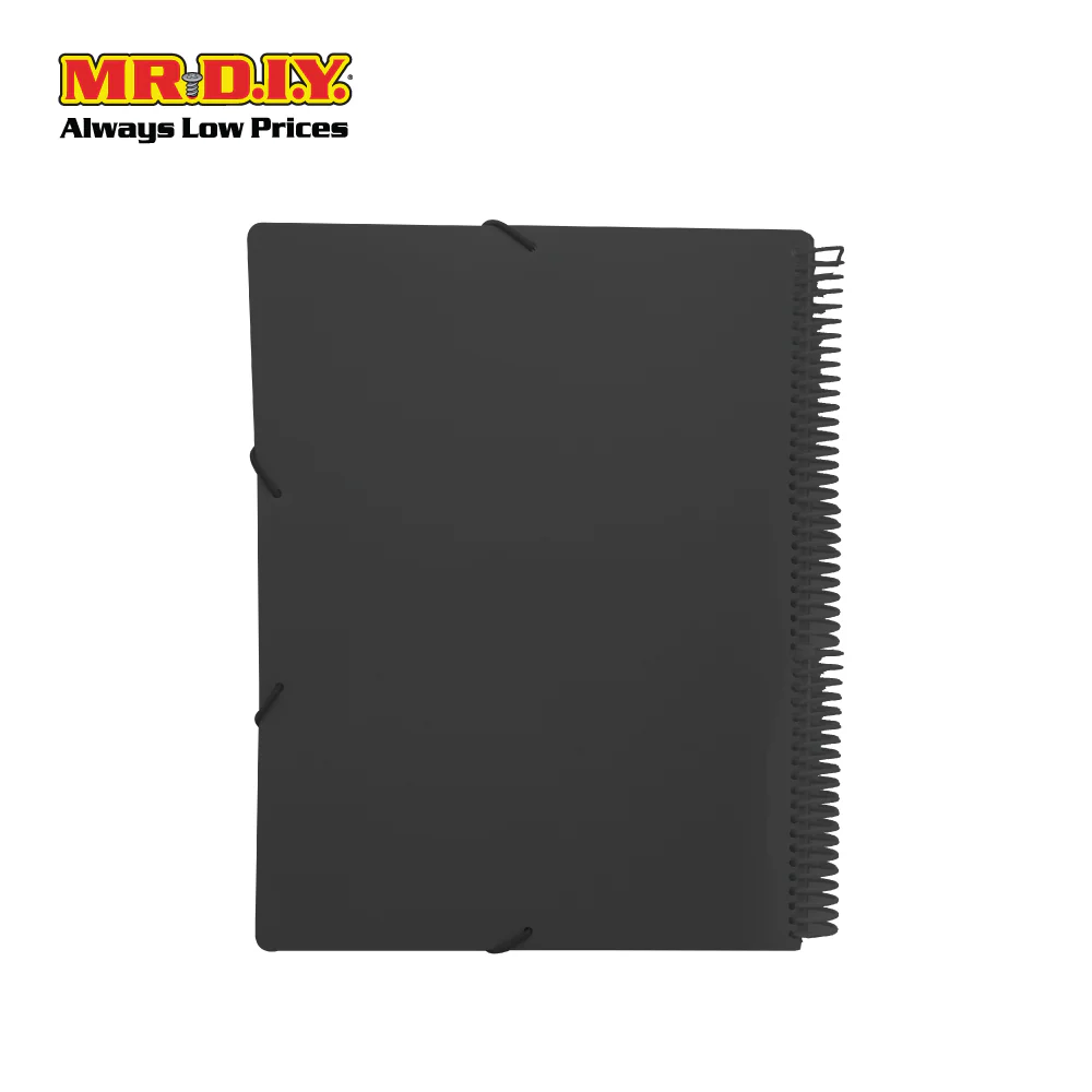 (MR.DIY) Cover 20 Pocket Spiral Binder Clear Book Display File - Image 8