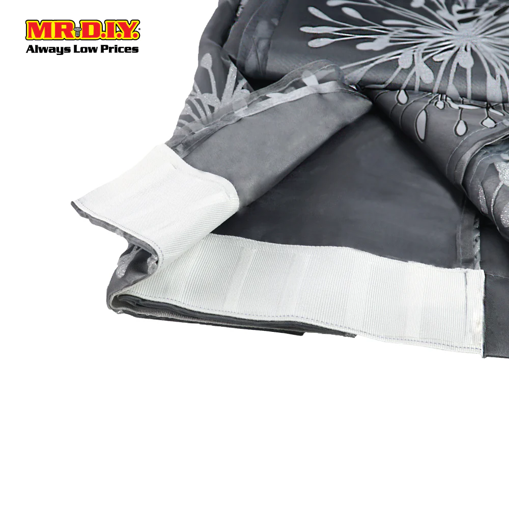 (MR.DIY) Embroidery Curtain ( 150 x 230 cm ) - Image 3