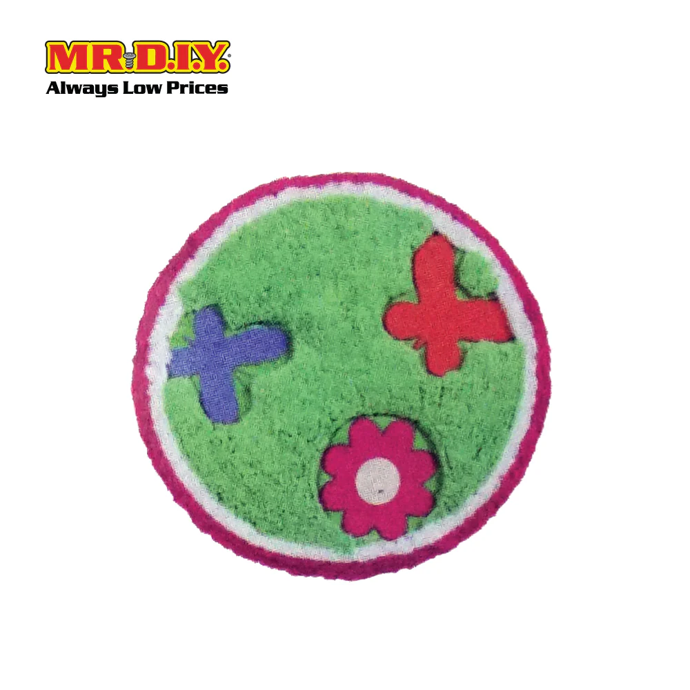 (MR.DIY) Cute Cartoon Printed Cotton Rug Round Floor Mat (40 x 60cm) - Image 7