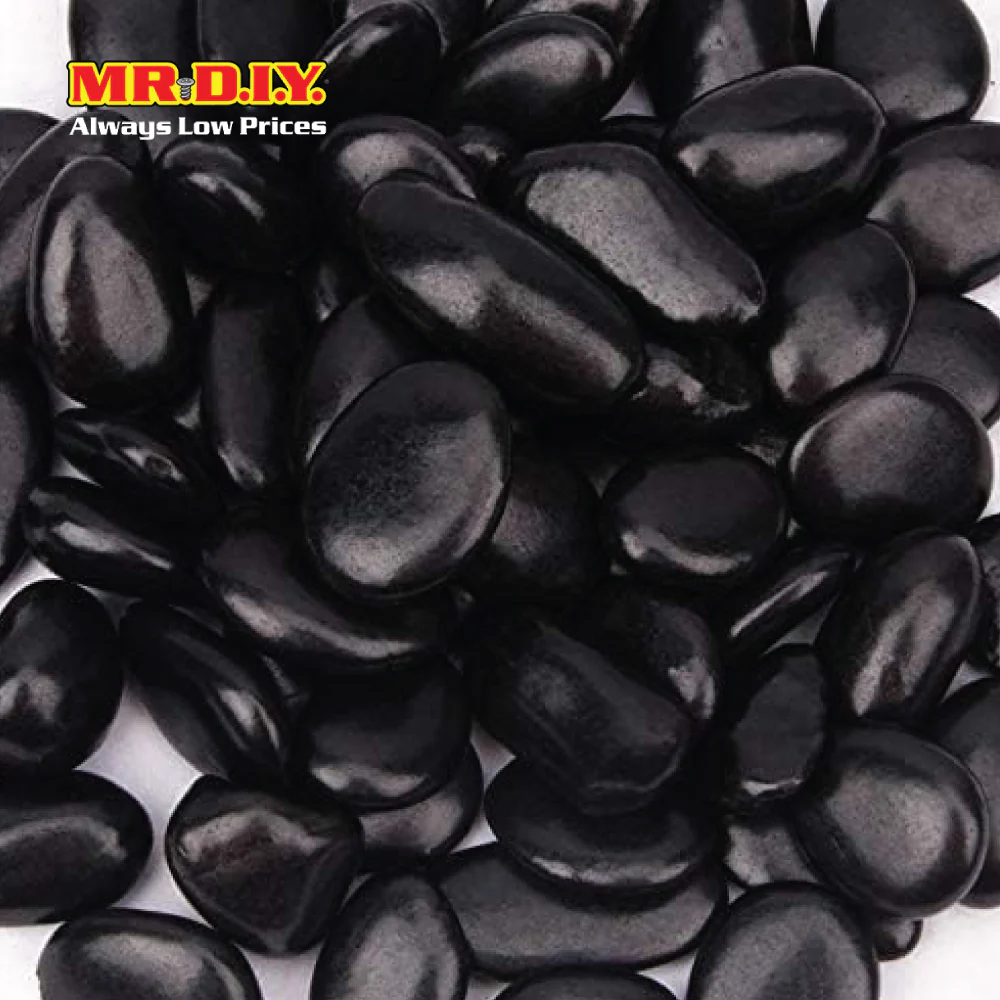 (MR.DIY) Decoration Black Stone (500g) - Image 2
