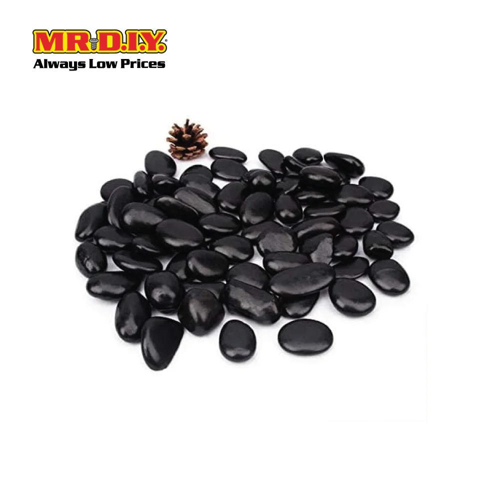 (MR.DIY) Decoration Black Stone (500g) - Image 3
