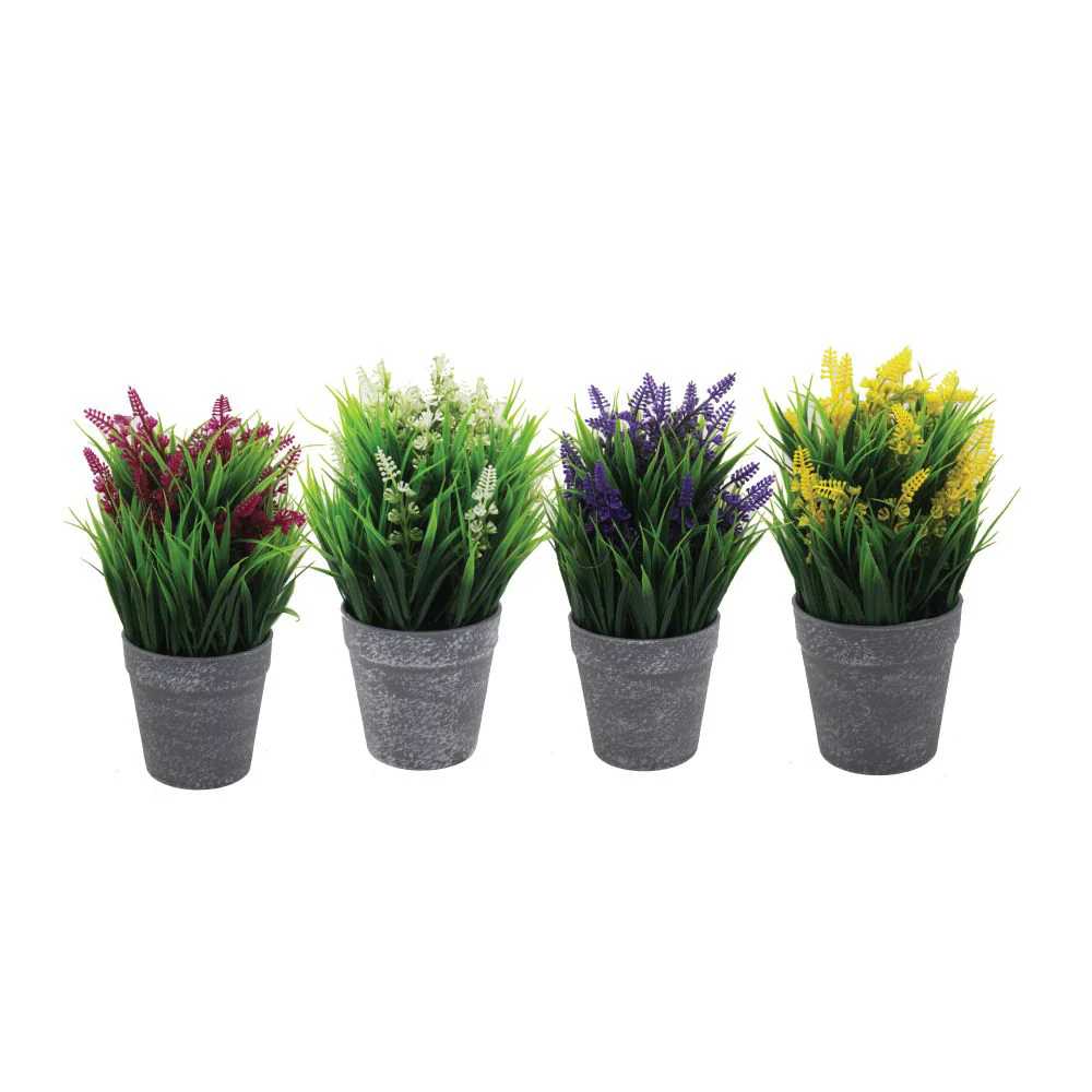 (MR.DIY) Decorative Artificial Flowering Grass Plant YJ-01144 - Image 2
