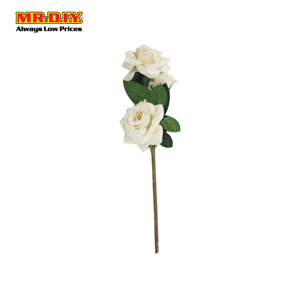 (MR.DIY) Decorative Artificial Rose Flower WCJ-3 - Image 3