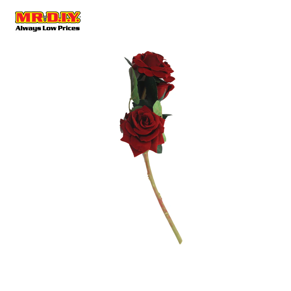 (MR.DIY) Decorative Artificial Rose Flower WCJ-3 - Image 4