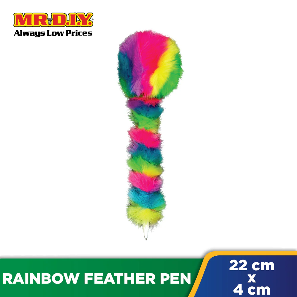 (MR.DIY) Decorative Pen Rainbow Feather - Image 6